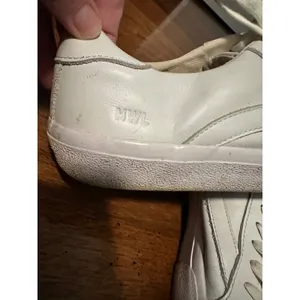 Madewell Womens Leather Sneakers L3243 Off‎ White Lace Up Casual Shoes W8 thumbnail 7