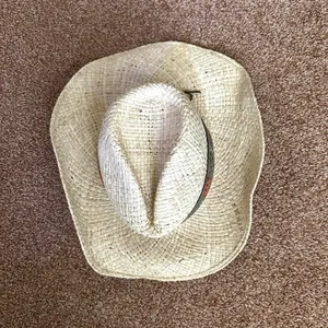 Kenny K Straw Hat Sm Embroidered Floral Western Festival Country Casual RM10L-E thumbnail 3