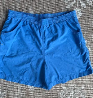 Columbia Women's Bright Blue Elastic-Waist Athletic Shorts thumbnail 1