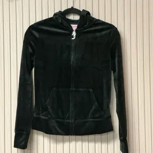 Juicy Couture Women's Velour Jacket Medium NWT Black Y2K Rhinestone thumbnail 3