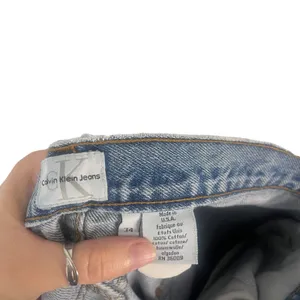 CK Calvin Klein Vintage 90s‎ Women's Plus Size 34 Baggy Light Wash Mom Jeans thumbnail 9