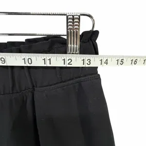 Reserved‎ Flared Sweatpants Size M Black Cotton Jersey Lounge Comfort Athleisure thumbnail 6