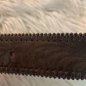 Women's Cowgirl Tooled 1781 leather belt size M length 40” thumbnail 11