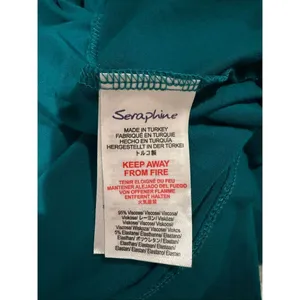 Seraphine Short Sleeve Maternity Dress in Teal Size 4 thumbnail 8