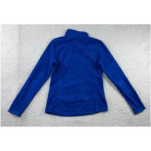 The North Face Fleece Pullover Women Small Blue Quarter Zip TKA 100 Regular‎ Fit thumbnail 3