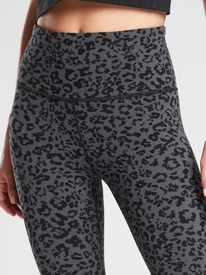 Athleta Leopard Elation Ultra High Rise Tight - Gray Black - Size Small thumbnail 1
