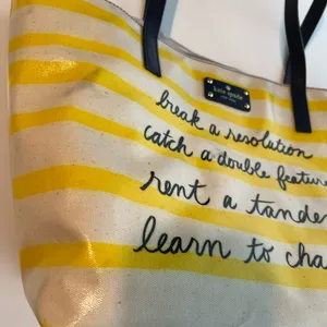 Kate Spade "Break a Resolution" tote bag NWT thumbnail 5