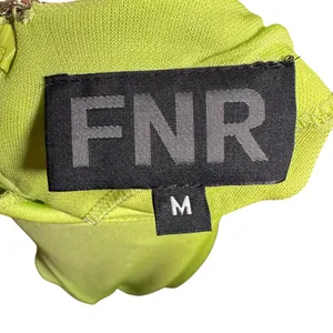 FNR Lime Green‎ Long Sleeve Mock Neck Cropped Top M | Y2K Dopamine Made in USA thumbnail 5