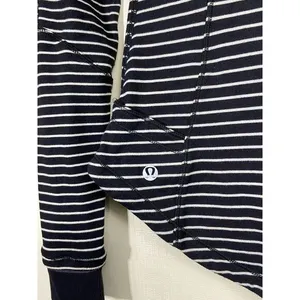 Lululemon Women Sz 2 Base Runner 1/2‎ Zip Black White Running Top Pullover thumbnail 5