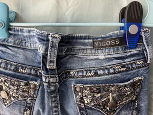 Vigoss Dallas Capri Jeans – Embellished Pockets Size 7/8 thumbnail 8
