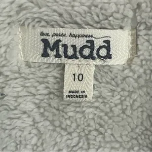 Mudd Women's Juniors Sleeveless Vest Size 10 Gray with White Fleece Lining‎ thumbnail 2