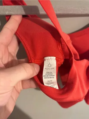 Aerie Offline Twist Back Padded Sports Bra thumbnail 6