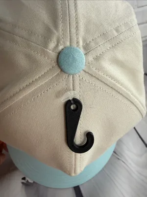 lululemon athletica Cream and Light Teal Embroidered Baseball Cap thumbnail 7