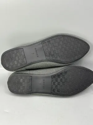 Birdies The Blackbird Flats Shoes Women 7 Gray Black Pointed Toe Slip On Comfort thumbnail 6