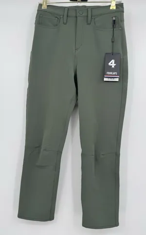 FourLaps Athletic Evolve Pants Women's Sz 2 Short Thyme Stretch Outdoor Casual thumbnail 1