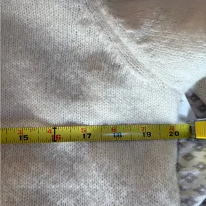 Melrose and Market‎ Cream Crew Neck Sweater with Plush Texture NWOT Size XL thumbnail 6