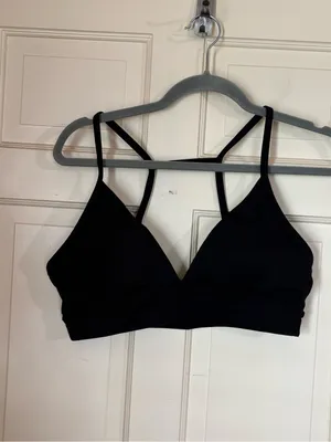 TAVI NOIR Low-Impact Black Studio Sports Bra Woman's Size XL Activewear Yoga thumbnail 7