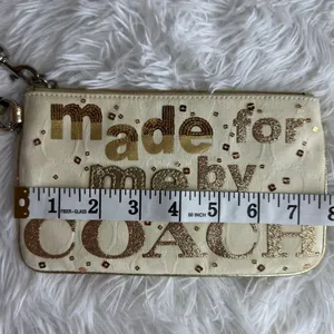 COACH Limited Edition Poppy Made for Me by Coach Wristlet thumbnail 6