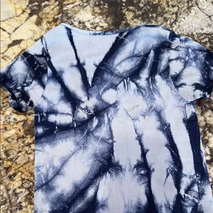 Aeropostale Blue Short Sleeve Crop Top thumbnail 3