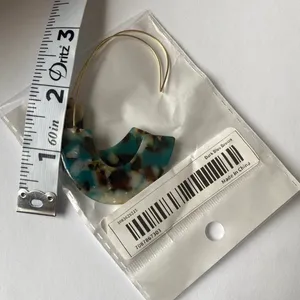 Acrylic Hoop Earrings Minimalist Leisure Style‎ Resin Jewelry thumbnail 3