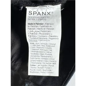SPANX Skinny Britches Denim Flare Jeans Black Petite 6 NWT thumbnail 8