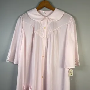 Vintage Nancy King Lingerie Nightgown Size M Pink Nylon‎ satin Lace Sleepwear thumbnail 3