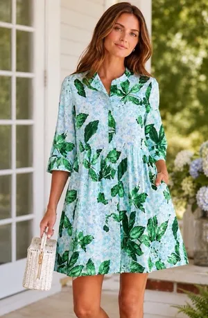 Tuckernuck Royal Shirtdress XXS Preppy Coastal thumbnail 1