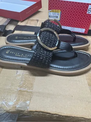 Kelly & Katie Olive Sandal Black Size 6.5 M New thumbnail 4