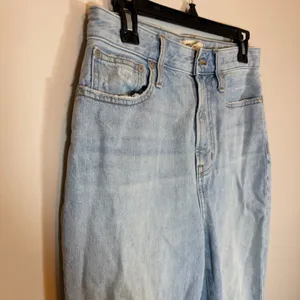 Madewell Light Wash The Curvy Perfect Vintage Jeans Womens 26 Frayed Hem thumbnail 2
