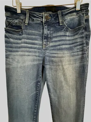 Buckle Black Fit No. 53 Straight Jeans Medium Wash Stretch Mid Rise Women’s 27 thumbnail 2