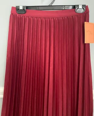 New Mix Burgundy Midi Skirt thumbnail 2