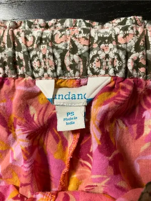 Sundance Pink and Yellow Floral Pajama Bottoms thumbnail 2