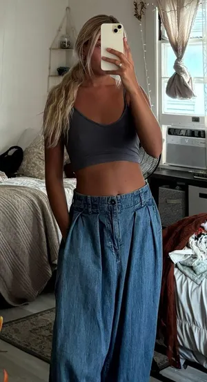 Scoop Neck Grey Crop Size XS thumbnail 1