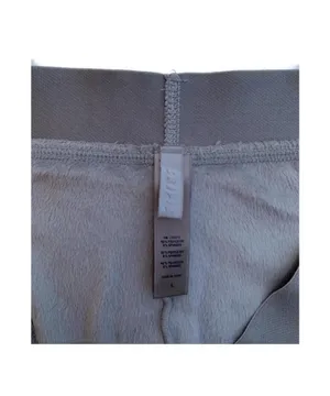 Skims Smoke Velour Bike Shorts Fitted Boxer Style Large thumbnail 4