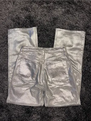 🌸Nwt Abercrombie & Fitch Silver 90’S Relaxed Fit Jeans Size 27/4🌸 thumbnail 4