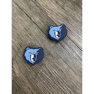 Memphis Grizzlies Basketball Team Charm For Crocs Shoe Charms - 2 Pieces thumbnail 1