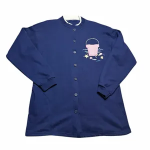 🐚✨‎ Vintage Navy Coastal Bucket Cardigan – Women’s 1X/2X ✨🐚 thumbnail 1