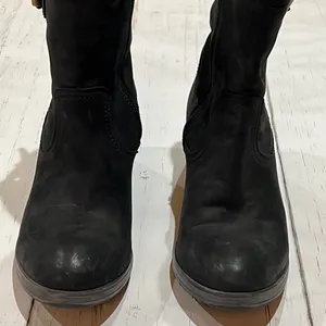 Steve Madden Graaber black heeled leather booties thumbnail 2