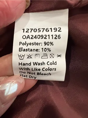 Commense Retro Velvet Blazer XS Fuchsia Mauve Double Breasted Long Sleeve Jacket thumbnail 6