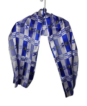 Source Unknown Kentucky‎ Wildcats Scarf One Size Blue NCAA College Logo Print Wrap Silky Fan thumbnail 1