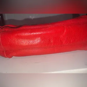 Pristine COACH Ashley Red Leather Hobo Bag F20114 | Y2K Convertible Crossbody thumbnail 12