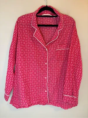 Victoria’s Secret Snowflake Holiday Cotton Pajama Set Large Christmas thumbnail 3