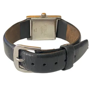 FURLA 925 Sterling Silver Black‎ Leather Watch thumbnail 10