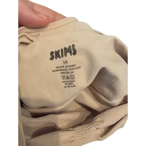 Skims Seamless Sculpt Mid Thigh Bodysuit Clay‎ Beige Slimming Shapewear Size S/M thumbnail 7