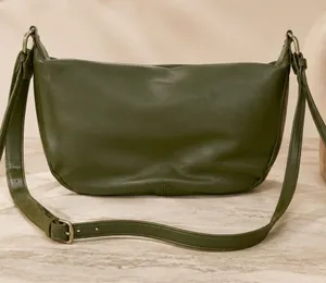 Time and Tru Olive Green Shoulder Bag with Adjustable Strap thumbnail 1