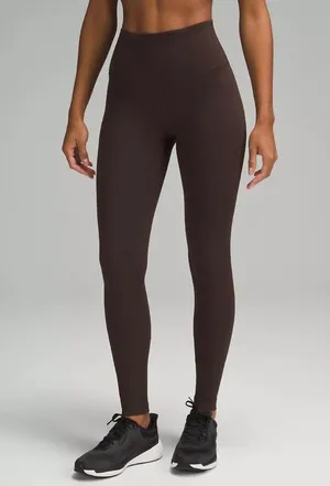 Lululemon Wunder Train High-Rise Tight 28" size 4 Espresso NWT Authentic thumbnail 1