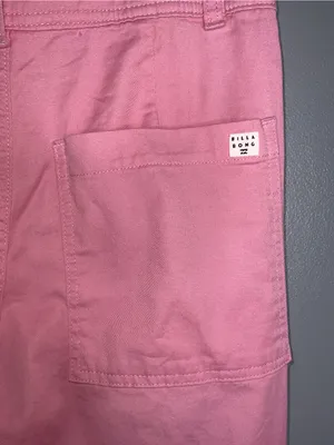 Billabong High-Rise Wide Leg Pants - Pink - 27 thumbnail 6