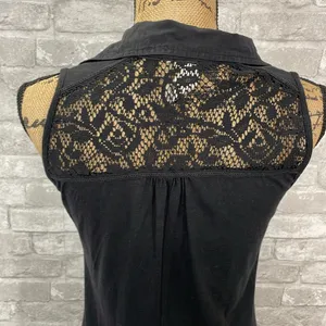 Aventura Black Lack Back Sleeveless Dress thumbnail 5