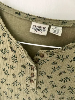 Casual t shirt Green Size M thumbnail 3
