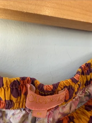 Powder Leopard Cami Baggy Pajama Bottoms Purple Size M thumbnail 3